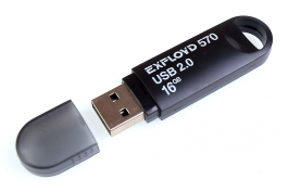 Флэш-накопитель USB Exployd 16GB 570 Black Флэш-накопитель USB Exployd 16GB 570 Black