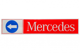 Наклейка светоотражающая MERCEDES Наклейка светоотражающая MERCEDES