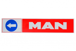 Наклейка светоотражающая MAN Наклейка светоотражающая MAN