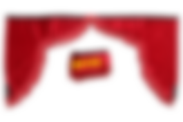 Ламбрекен лобового стекла и угол на грузовые и коммерческие авто отечественной марки (польская ткань) Красный с бахромой