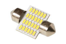 Лампа светодиодная 12V S2411 Xenite (T11/C5W 31 mm) (Яркость 180Lm)