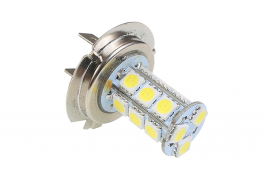 Светодиодная лампа 12В 5000K H7-18SMD (ПТФ/ДХО) WAYTON Светодиодная лампа 12В 5000K H7-18SMD (ПТФ/ДХО) WAYTON