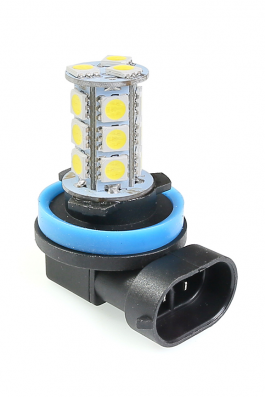 Светодиодная лампа 12В 5000K H8-18SMD (ПТФ/ДХО) WAYTON Светодиодная лампа 12В 5000K H8-18SMD (ПТФ/ДХО) WAYTON