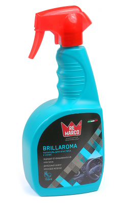 Полироль для пластика и кожи Brillaroma ReMarco (триггер 750 мл) с ароматом (молочко) Полироль для пластика и кожи Brillaroma ReMarco (триггер 750 мл) с ароматом (молочко)