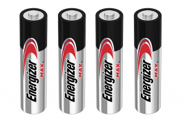 Батарейки ENERGIZER (Мизинчиковые) 4 шт, MAX AAA (LR03)