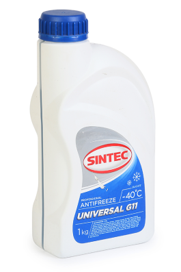 Антифриз SINTEC -40 G11 Universal синий 1кг Антифриз SINTEC -40 G11 Universal синий 1кг