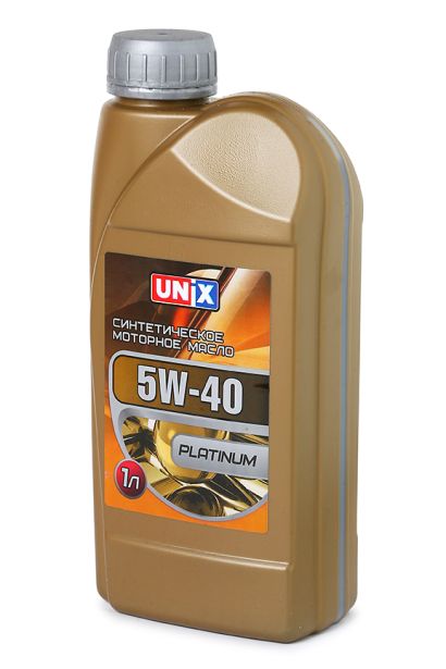 Масло моторное UNIX 5W40 SM/CF PLATINUM синтетическое 1л.