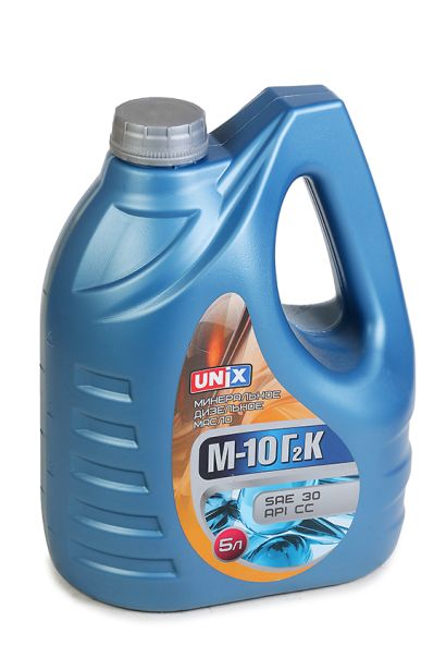 Масло моторное UNIX М-10Г2К SAE 30 API CC 5л