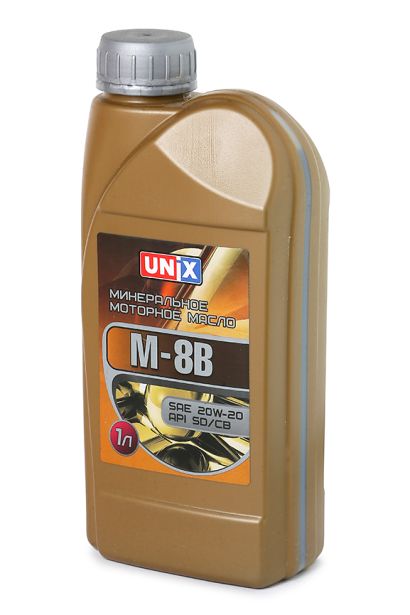 Масло моторное UNIX М-8В 20W20 SD/CB 1л