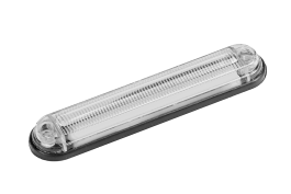 Белый светодиодный габарит SLIM 2 полосы NEON рифленый (24V) Белый светодиодный габарит SLIM 2 полосы NEON рифленый (24V)