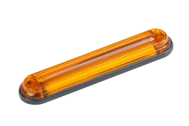 Желтый светодиодный габарит SLIM 2 полосы NEON рифленый (24V) Желтый светодиодный габарит SLIM 2 полосы NEON рифленый (24V)