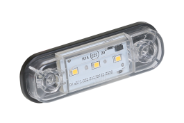 Указатель габарита белый 3LED (12/24В) Указатель габарита белый 3LED (12/24В)