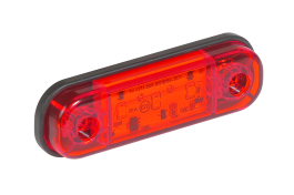Указатель габарита красный с 3 LED диодами 12/24В Указатель габарита красный с 3 LED диодами 12/24В