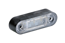Указатель габаритов белый LED ОГ-44 12/24В (пластиковый корпус) Указатель габаритов белый LED ОГ-44 12/24В (пластиковый корпус)