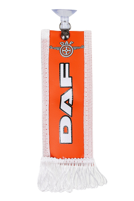 Вымпел мини (эко-кожа) DAF 15х6 (оранжевый) Вымпел мини (эко-кожа) DAF 15х6 (оранжевый)
