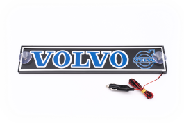 Табличка светящаяся светодиодная VOLVO 12 В в прикуриватель (10х50 см) Табличка светящаяся светодиодная VOLVO 12 В в прикуриватель (10х50 см)