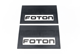 Брызговики светоотражающие задние FOTON черная резина (комплект) 585х365 Брызговики светоотражающие задние FOTON черная резина (комплект) 585х365