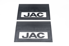 Брызговики светоотражающие задние JAC черная резина (комплект) 600*370