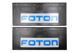 Брызговики светоотражающие задние FOTON 670*270 черная резина с синей надписью (комплект) Брызговики светоотражающие задние FOTON 670*270 черная резина с синей надписью (комплект)