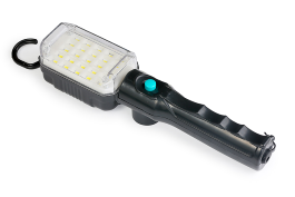 Пампа переноска светодиодная LED с АКБ и с крюком (с зарядкой от розетки)