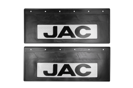 Брызговики светоотражающие задние JAC резина с надписью (комплект) 670*270 Брызговики светоотражающие задние JAC резина с надписью (комплект) 670*270