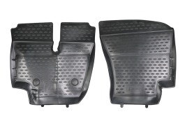Коврики в салон FORD Cargo 1830 (2530) напольные полиуретан (2 шт.) Коврики в салон FORD Cargo 1830 (2530) напольные полиуретан (2 шт.)