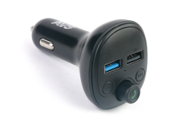 Автомобильный FM трансмиттер и MP3 плеер с дисплеем и USB портами AVS F-1021 (Bluetooth)