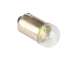 Лампа светодиодная 24В малый цоколь с конусом 1 LED (белый свет) Лампа светодиодная 24В малый цоколь с конусом 1 LED (белый свет)