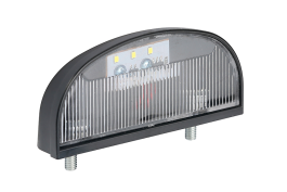 Фонарь освещения номерного знака 12/24В 3 LED 2-х контактная колодка АМР (аналог) Фонарь освещения номерного знака 12/24В 3 LED 2-х контактная колодка АМР (аналог)