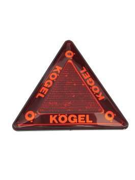 Катафот треугольный красный на прицеп KOGEL 24В (неон) Катафот треугольный красный на прицеп KOGEL 24В (неон)