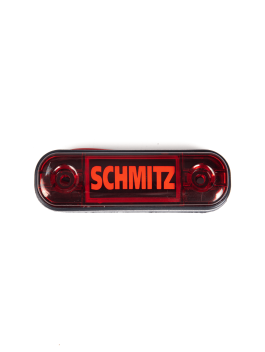 Габаритный огонь светодиодный 24В на прицеп SCHMITZ Красный MINI