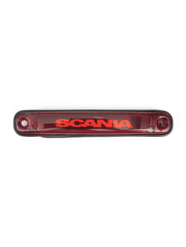 Габаритный фонарь светодиодный 24В SCANIA Красный (SLIM)