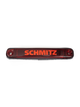 Габарит светодиодный Красный 24В на прицеп SHCMITZ SLIM