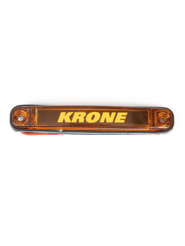 Габаритный фонарь светодиодный 24В на прицеп KRONE Желтый SLIM Габаритный фонарь светодиодный 24В на прицеп KRONE Желтый SLIM