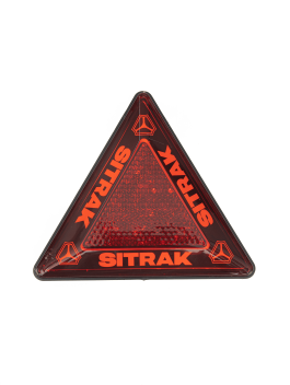 Катафот треугольный светодиодный красный SITRAK (неон)