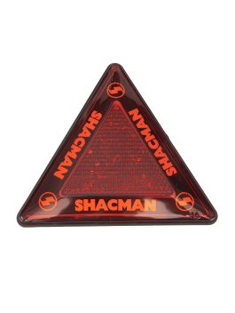 Катафот треугольный красный светодиодный SHACMAN (неон) Катафот треугольный красный светодиодный SHACMAN (неон)