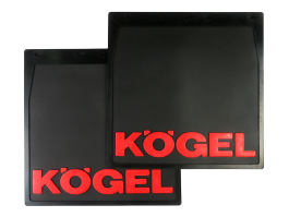 Брызговики на Полуприцеп KOGEL (красная надпись) 400*400мм Брызговики на Полуприцеп KOGEL (красная надпись) 400*400мм