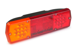 Фонарь задний LED светодиодный на КАМАЗ 24В Левый (аналог ФП-130) 661.3776 Фонарь задний LED светодиодный на КАМАЗ 24В Левый (аналог ФП-130) 661.3776