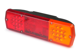 Фонарь задний LED светодиодный на КАМАЗ 24В Правый (аналог ФП-130) 66.3776 Фонарь задний LED светодиодный на КАМАЗ 24В Правый (аналог ФП-130) 66.3776