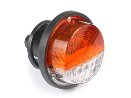 Фонарь передний 12В светодиодный 22-01 Г LED гибрид ЖЕЛТЫЙ/БЕЛЫЙ (а/л 12В) ан.ПФ-130 Фонарь передний 12В светодиодный 22-01 Г LED гибрид ЖЕЛТЫЙ/БЕЛЫЙ (а/л 12В) ан.ПФ-130