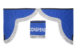 Ламбрекен лобового стекла и угол DONG FENG (польская ткань) Синий Ламбрекен лобового стекла и угол DONG FENG (польская ткань) Синий