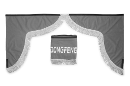Ламбрекен лобового стекла и угол DONG FENG (польская ткань) Серый