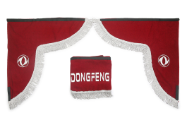 Ламбрекен лобового стекла и углы для DONG FENG (Красные)