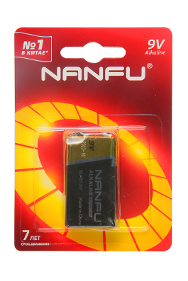 Батарейка NANFU 9В (