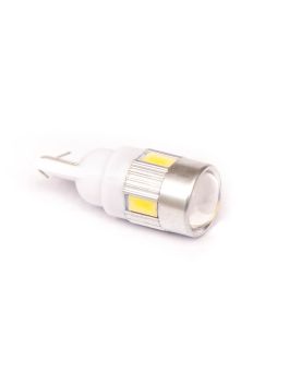 Лампа автомобильная светодиодная 24В T10 6SMD 5630SMD canbus, round WHITE Star Light Лампа автомобильная светодиодная 24В T10 6SMD 5630SMD canbus, round WHITE Star Light