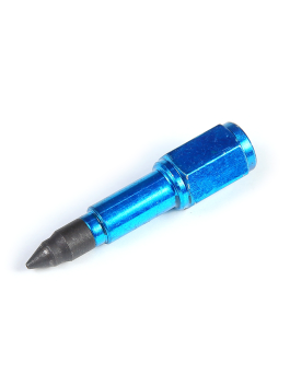Наконечник шприца маслонагнетательный с клапаном длинный (синий)