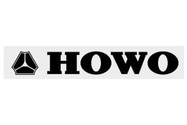 Наклейка на грузовой автомобиль HOWO вырезанная Черная (11 х100 см) Наклейка на грузовой автомобиль HOWO вырезанная Черная (11 х100 см)