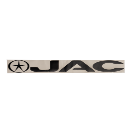 Наклейка на автомобиль JAC вырезанная Черная (11 х100 см) Наклейка на автомобиль JAC вырезанная Черная (11 х100 см)