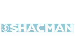 Наклейка на авто SHACMAN (вырезанная) белая (11х100 см)