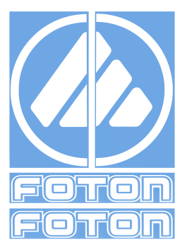 Наклейки на автомобиль FOTON вырезанные Белые (45х34 см), комплект на две стороны Наклейки на автомобиль FOTON вырезанные Белые (45х34 см), комплект на две стороны